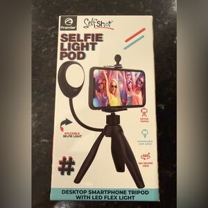 Selfie Stick with Tripod and Selfie Light